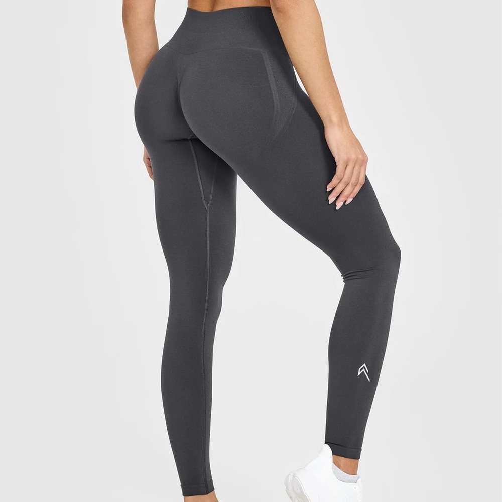 Over Active Seamless High-Rise Sculpting Leggings - Dark Gray